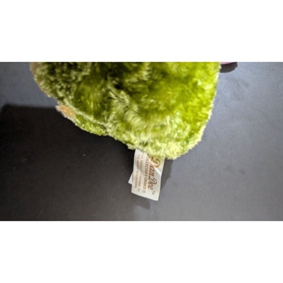 Dan Dee Frog Plush Toy With Bunny Ears 7: green pink  stuffed animal - Picture 9 of 10